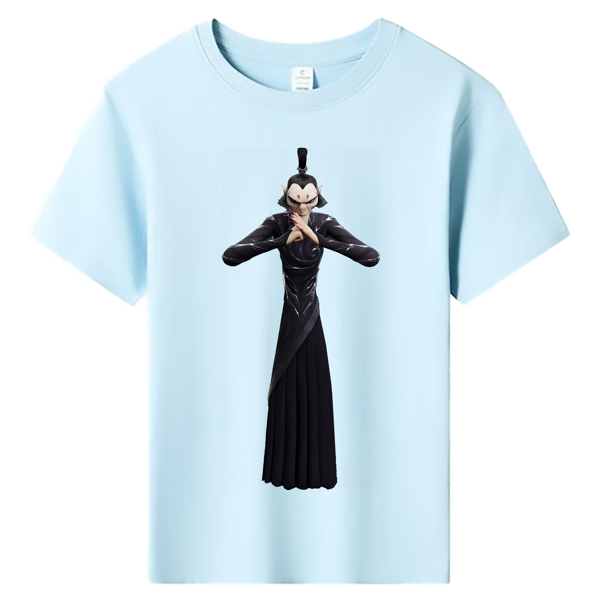 （画像用） Ne Zha 2 ナタ 魔童の大暴れ 綿100％キッズTシャツ（フロントプリント）